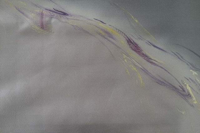 縞大島＋貝紫刺繍