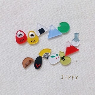 JAPAN！mini pierce by jippy-c アクセサリー ピアス | ハンドメイドマーケット minne(ミンネ) (1257)